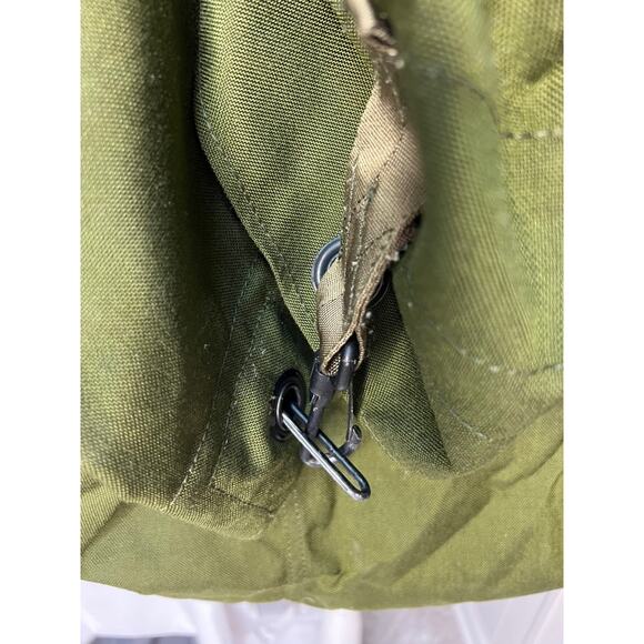 Military Duffle Bag Rucksack OD Nylon TOP LOAD Army Duffel USGI NO PAINT VGC - Picture 5 of 6